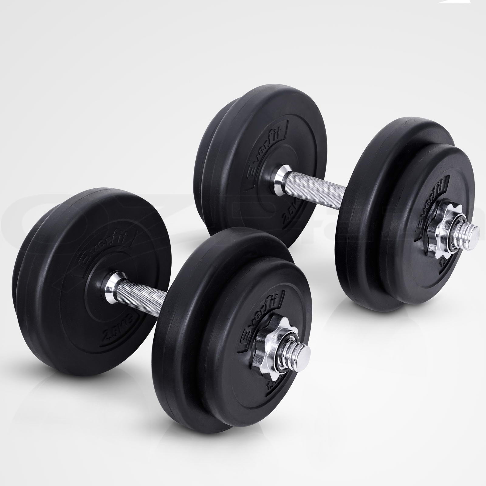 Everfit Dumbbell Set Weight Dumbbells Plates Home Gym Fitness Exercise 20kg Ebay