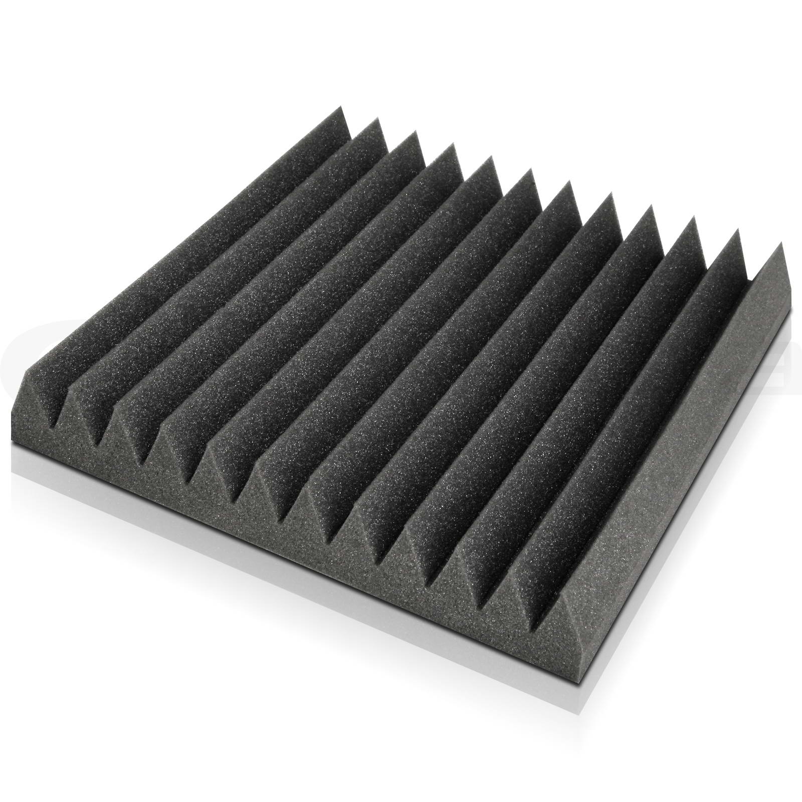 20 40 60PCS Alpha Studio Acoustic Foam Sound Absorbtion Panel Wedge ...