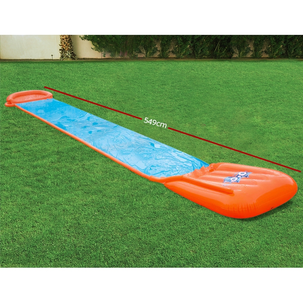 Bestway Inflatable Water Slip And Slide 5.49m Kids Splash Toy Outdoor