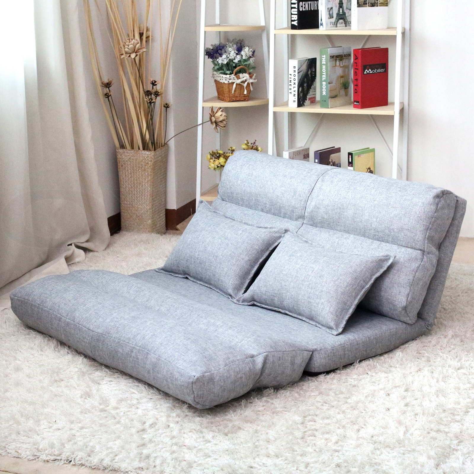 Lounge Sofa Bed DOUBLE SIZE Floor Recliner Folding Chaise Chair