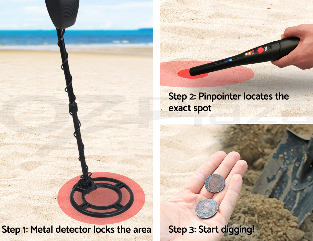 Deep Metal Detector Pinpointer Sensitive Searching Gold ...