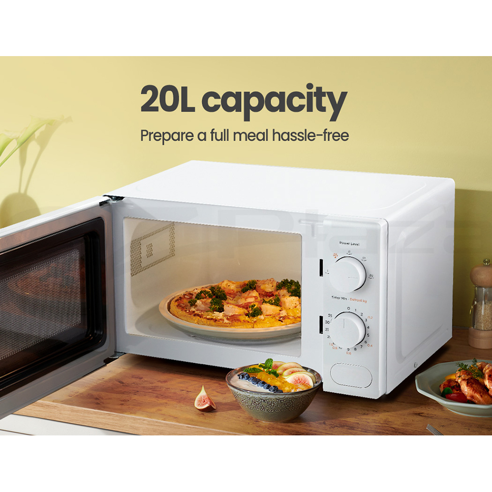 Comfee 20L Microwave Oven 700W Cream - Bunnings Australia