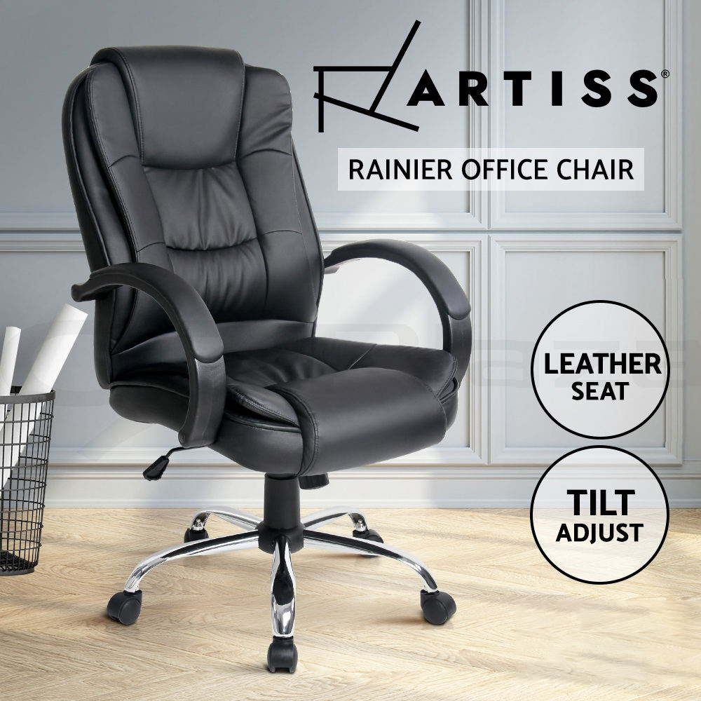 artiss white office chair