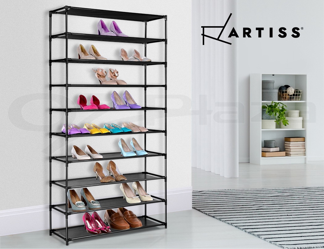 How to Assemble & View Artiss 10-Tier Shoe Rack Organiser 