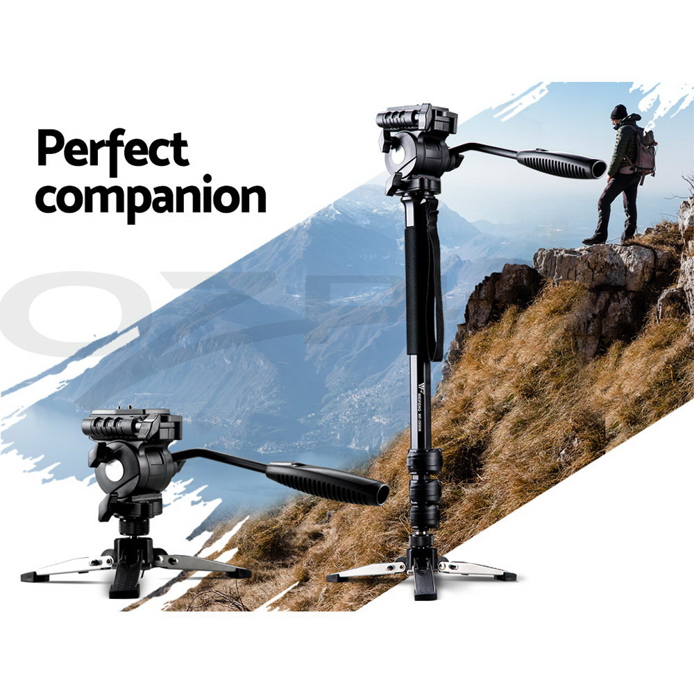 Weifeng Professional Camera Tripod Monopod Stand DSLR Ball Head Mount