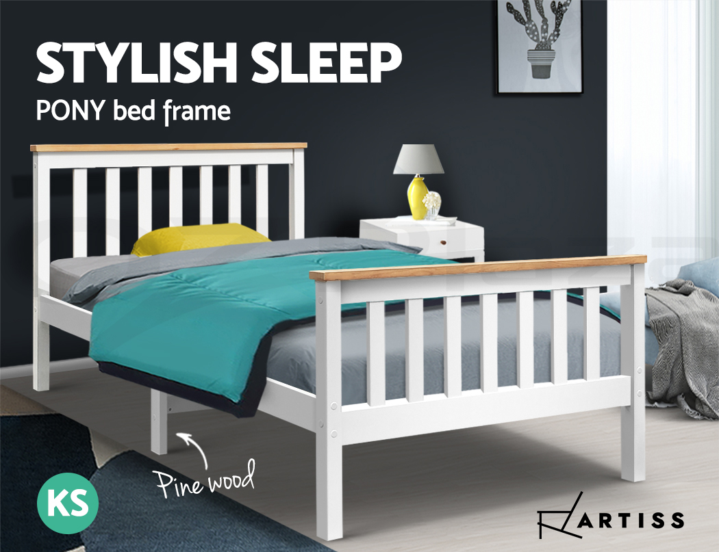 kids king single bed frame