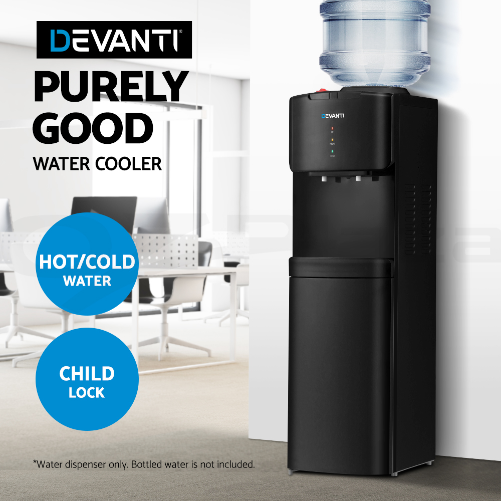 Devanti Water Cooler Dispenser Stand Bench Top Hot Cold Taps Filter ...