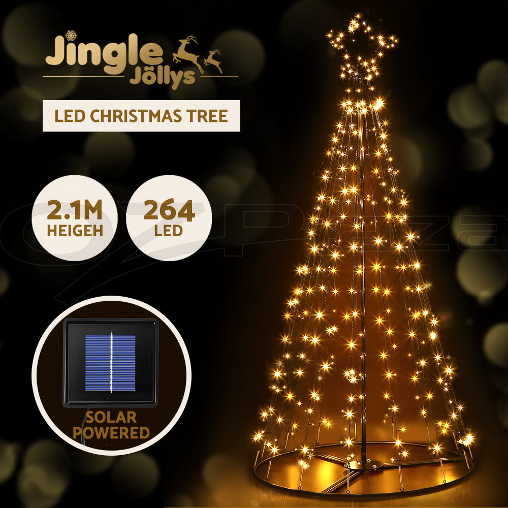 jingle jollys 7ft christmas tree with led